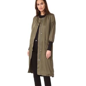 Soia and Kyo Long Bomber Jacket